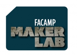 Conceito de marca para espaço Maker da FACAMP, Campinas, 2017. (crédito: Cecilia Consolo)